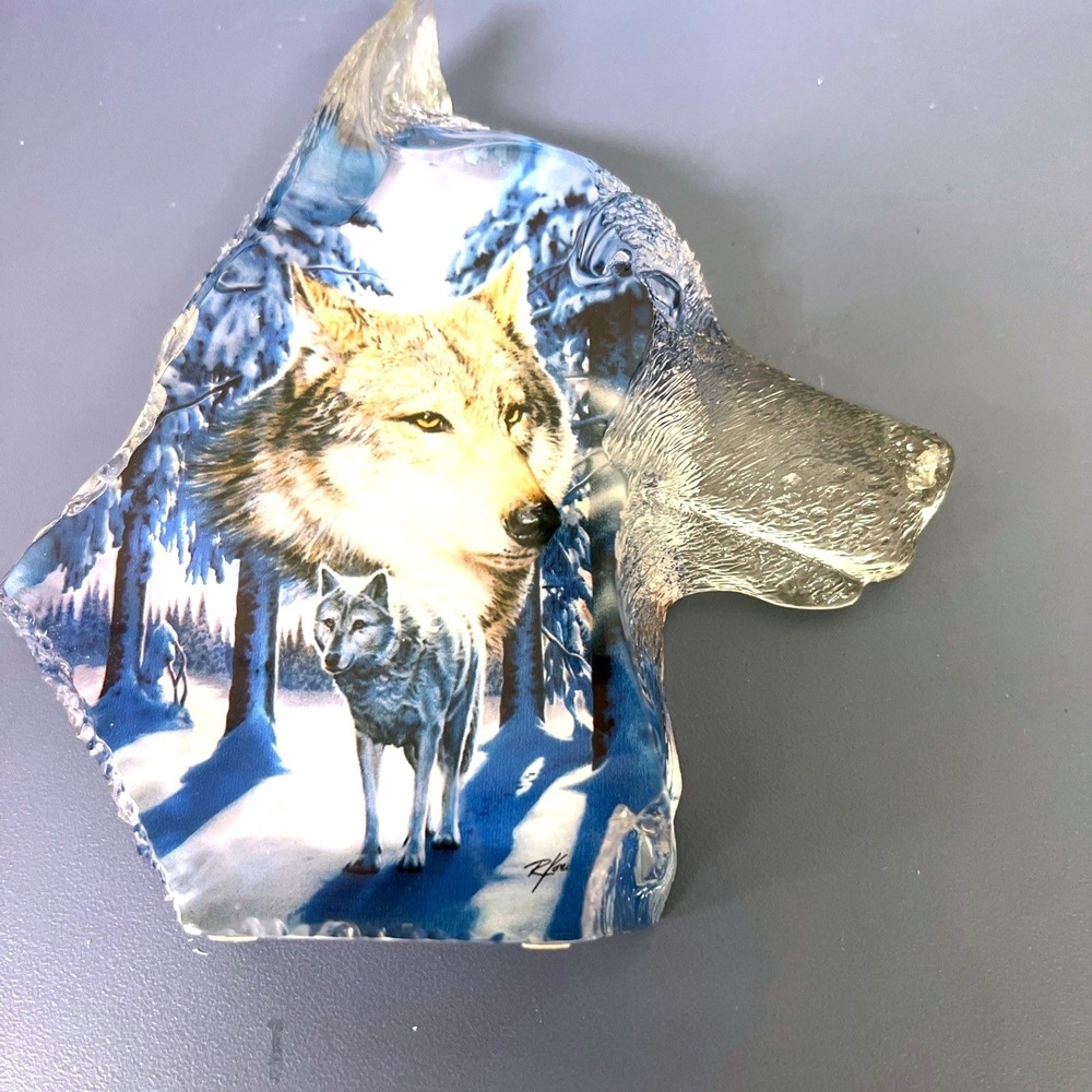 SUNRISE SPIRIT Wolf Sculpture The Spirit Within Robin Koni 2001 Hamilton Collect